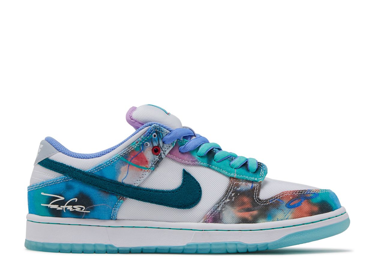 SB Dunk Low x Futura Laboratories 'Bleached Aqua'