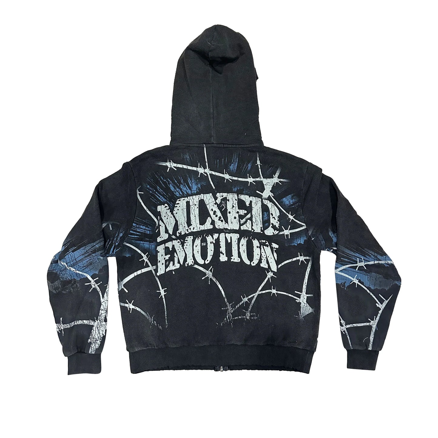 Mixed Emotions 'Radioactive' Acid Wash Hoodie
