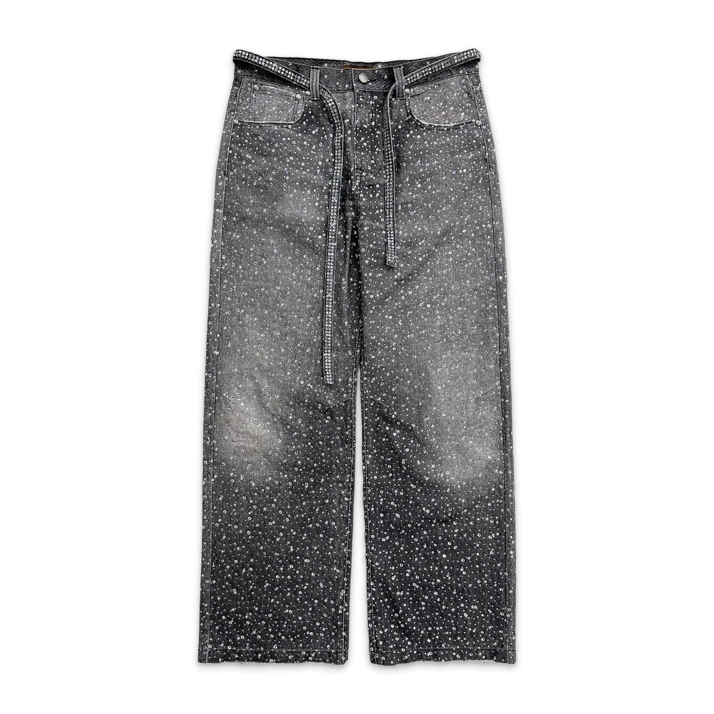 Birth Of A Royal Child ‘Washed 20k Swarovski Diamond Boro’ Jeans