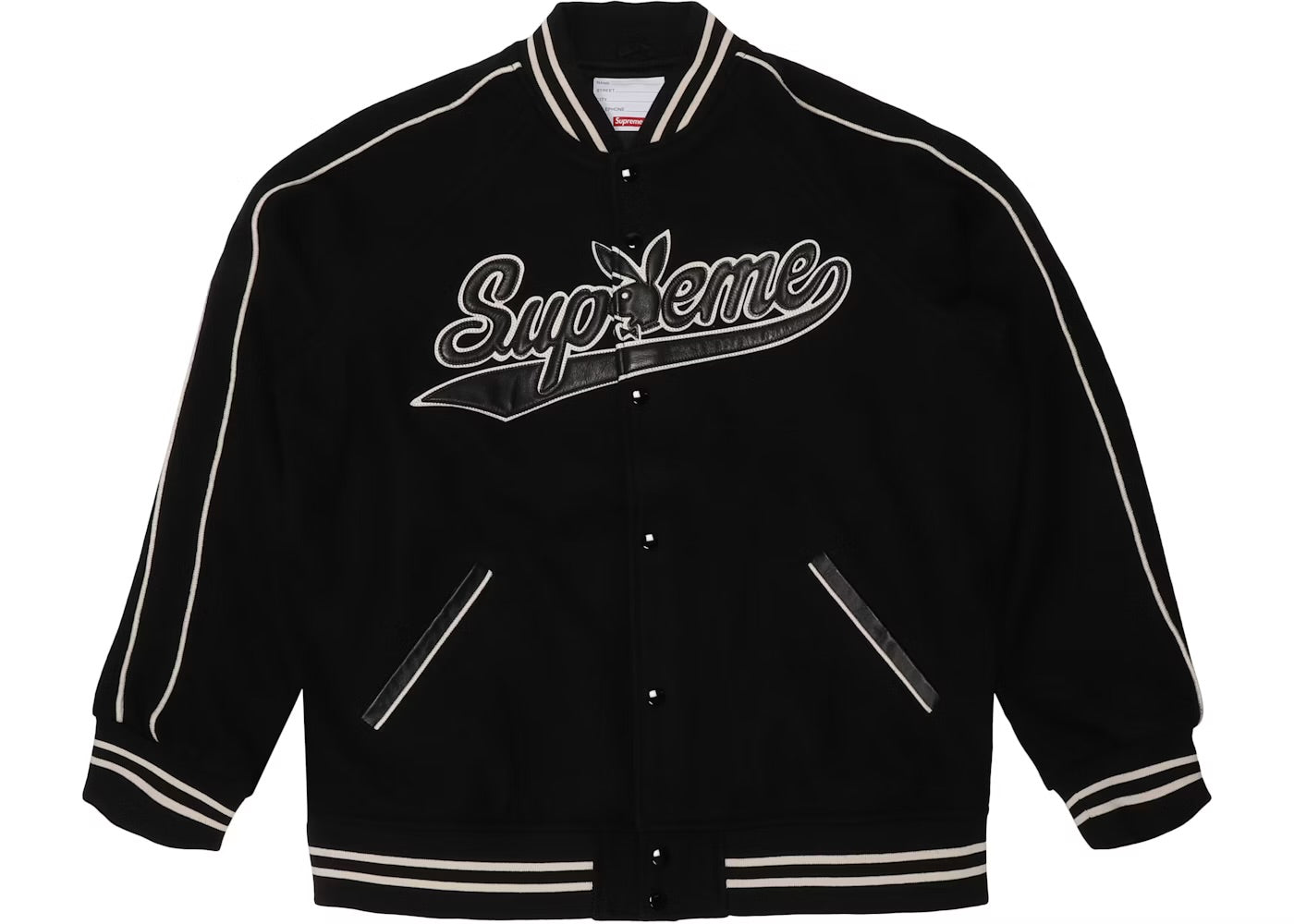 Supreme x Playboy ‘Logo’ Wool Varsity Jacket