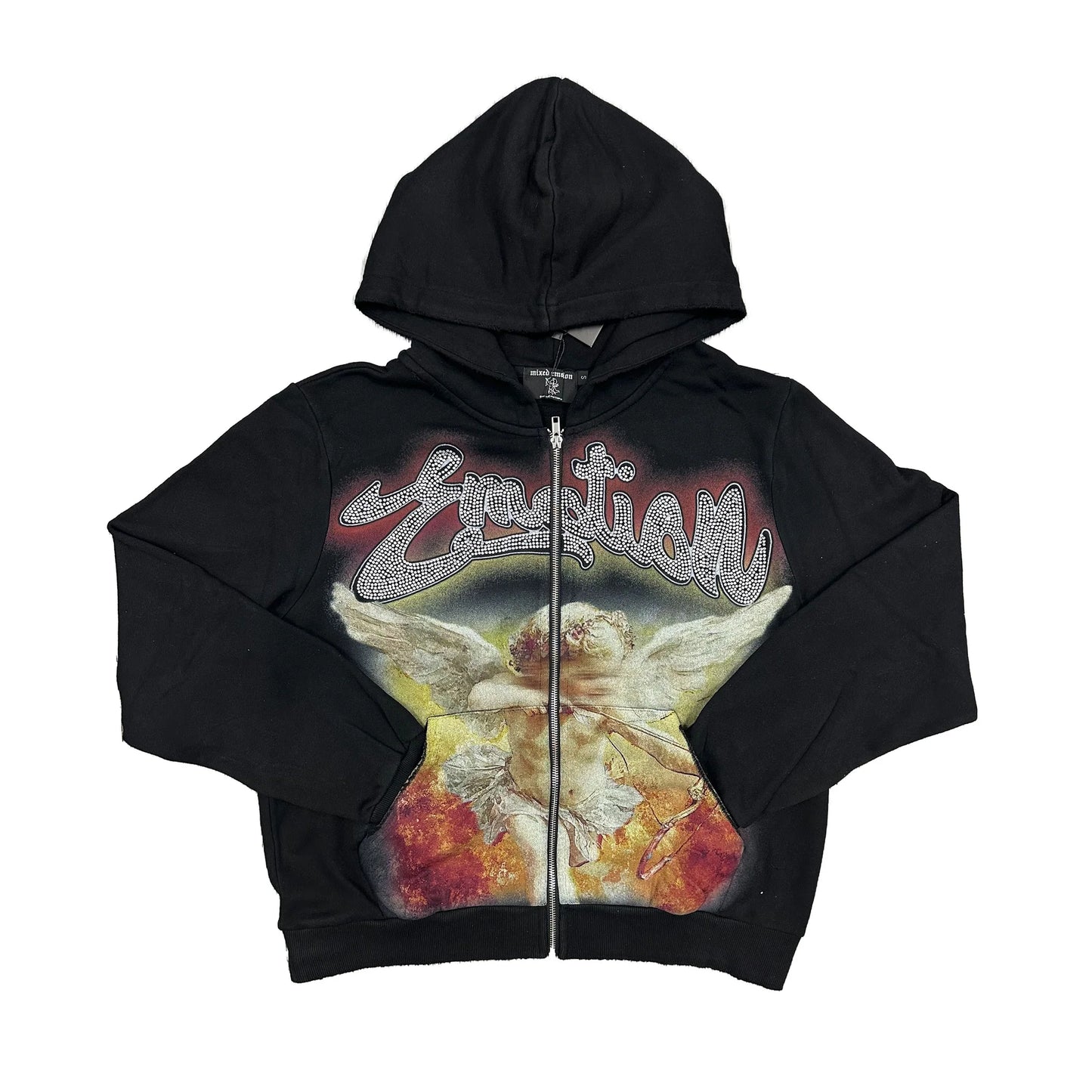 Mixed Emotions 'Cupid' Rhinestone Hoodie