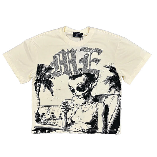 Mixed Emotions 'Beach' Rhinestone Tee