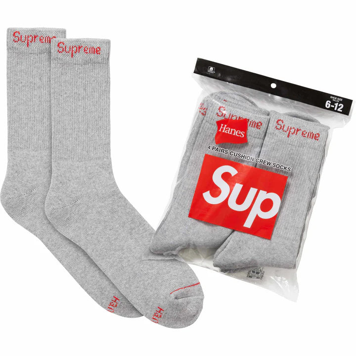 Supreme Hanes Socks (4 Pack)
