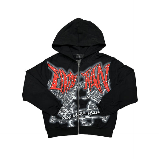 Mixed Emotions 'Graffiti' Rhinestone Hoodie