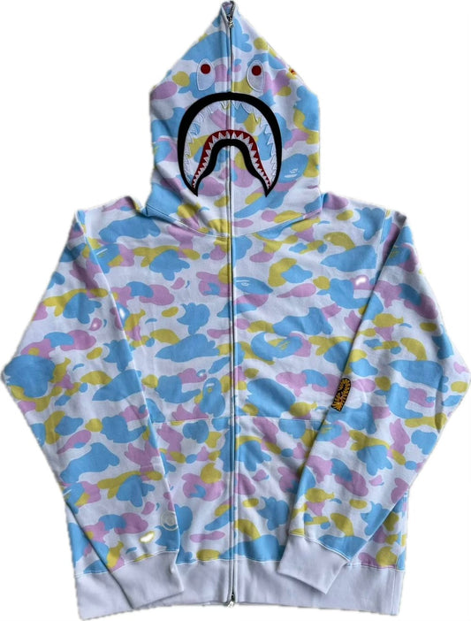 BAPE ‘Cotton Candy Shark’ Zip Hoodie