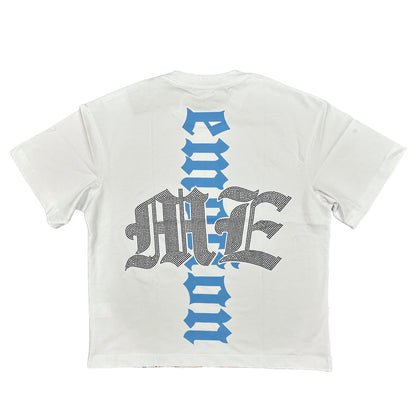 Mixed Emotion ‘Angel’ Rhinestone White Tee