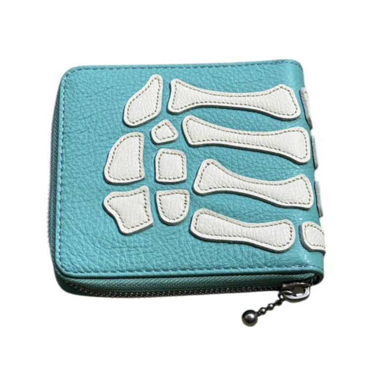 Kapital ‘Thumbs Up Bone Hand’ Zip Wallet