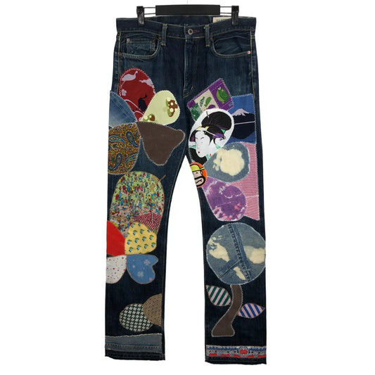 Kapital ‘Hippie Insane Patchwork’ Selvedge Jeans