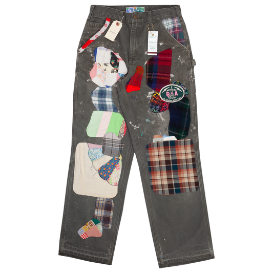 *Better With Age ‘American Repair’ Single-Knee Pants