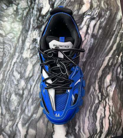 USED Balenciaga Track Black Blue Size 44