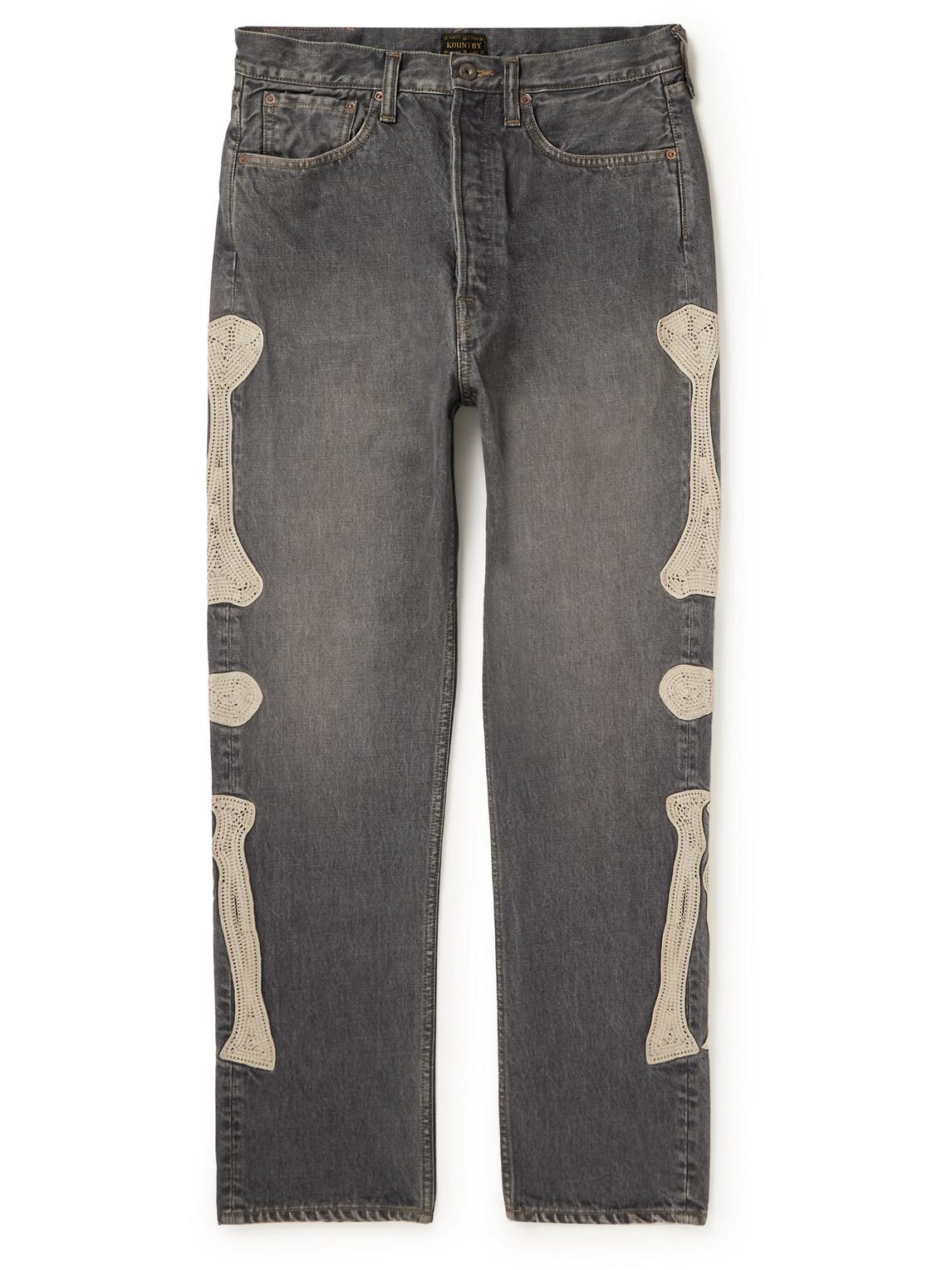 Kapital 12.5oz 'Bone' Denim